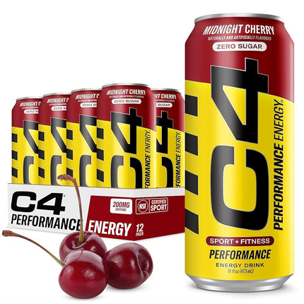 C4 ENERGY DRINK MIDNIGHT CHERRY 12/16OZ