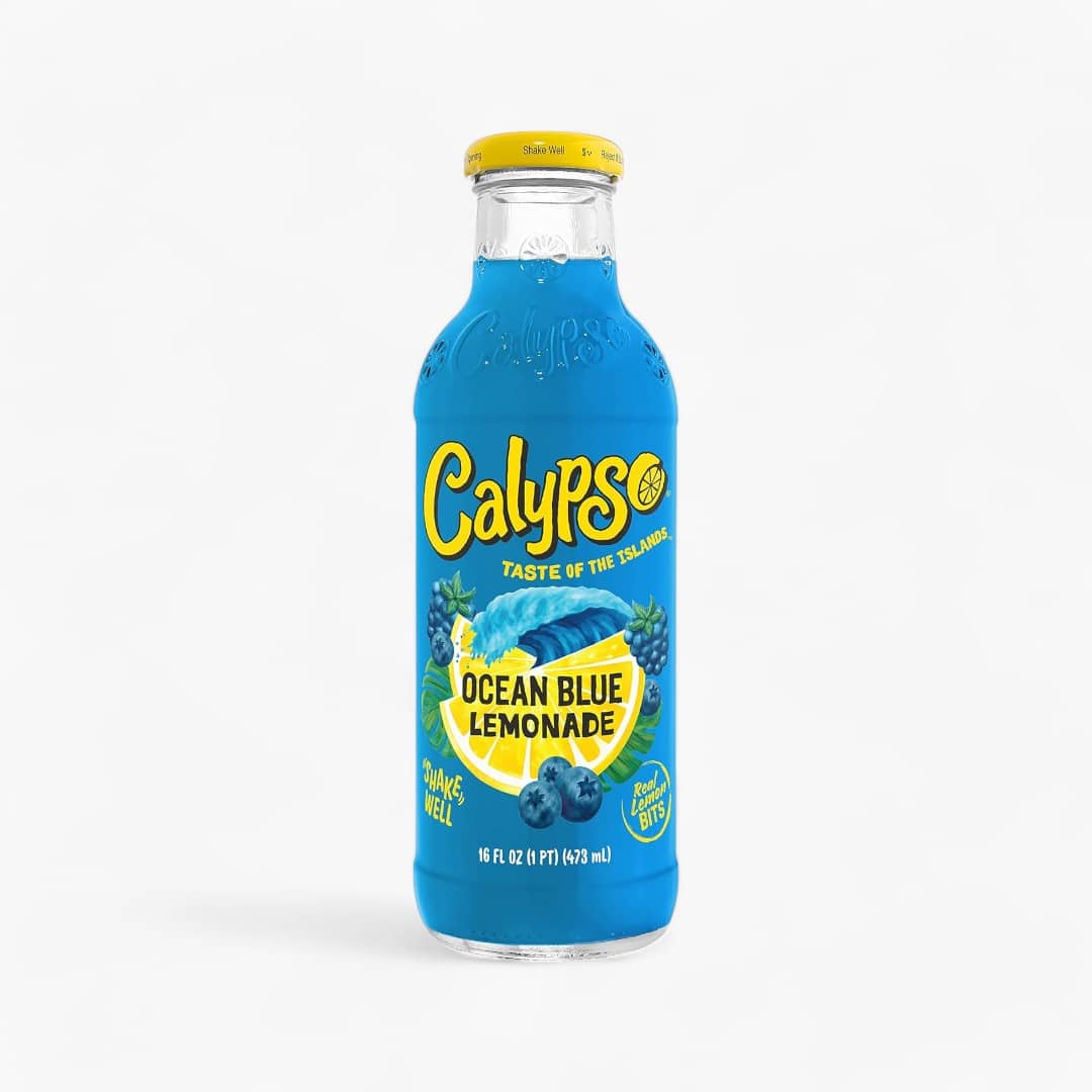 Calypso Ocean Blue Lemonade Glass 12/16 Oz
