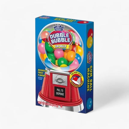CHARMS DUBBLE BUBBLE GUMBALL MACHINE BOX 12/5.4OZ