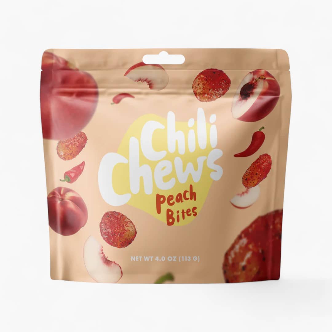 Chili Chews Peach Bites 16/4Oz