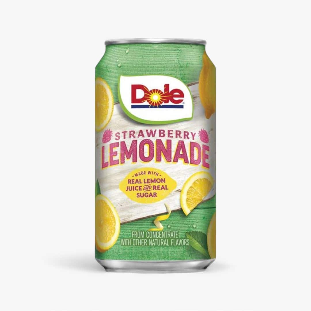 Dole Strawberry Lemonade Can 15.2 Oz X 12