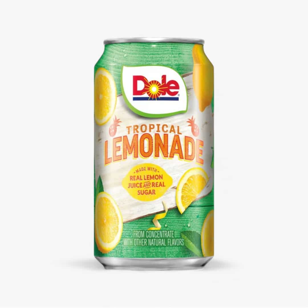 Dole Tropical Lemonade Can 15.2 Oz X 12