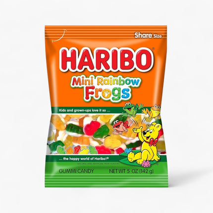 HARIBO GUMMIES MINI RAINBOW FROGS 12/5OZ