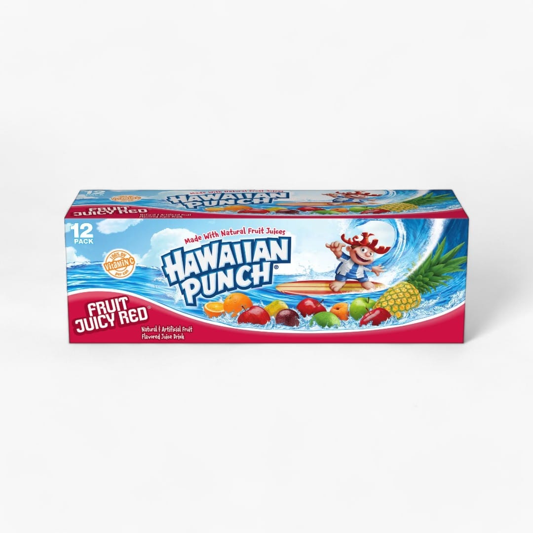 Hawaiian Punch Fruit Juicy Red 2/12/12Oz