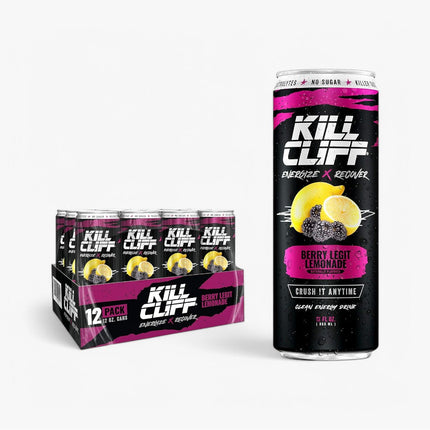 KILL CLIFF ENERGY X RECOVERY ENERGY DRINK 12/12OZ BERRY LEGIT LEMONADE