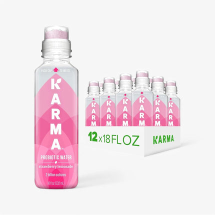 KARMA PROBIOTIC DRINK 12/18OZ STRAWBERRY LEMONADE