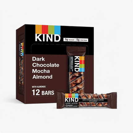 KIND PROTEIN BARS 12/1.4OZ DARK CHOC MOCHA ALMOND
