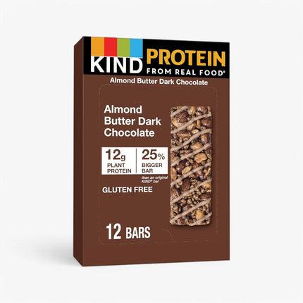 KIND PROTEIN PROTEIN BARS 12/1.8OZ ALMOND BUTTER DARK CHOC