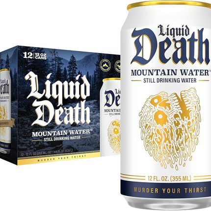 LIQUID DEATH MOUNTAIN WATER STILL 24/12OZ