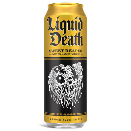 LIQUID DEATH SWEET REAPER SOUTHERN STYLE SWEET TEA 12/19.2OZ