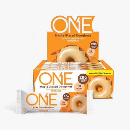 ONE PROTEIN BAR 12/60G MAPLE GLAZED DOUGHNUT