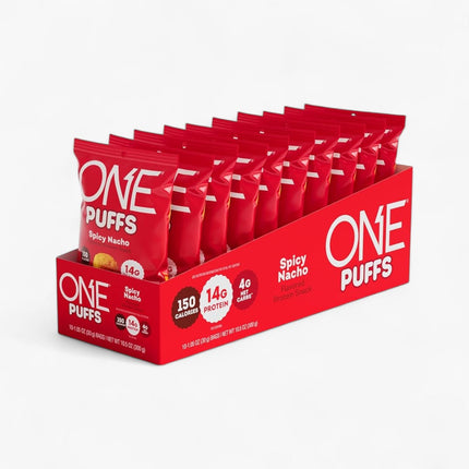 ONE PROTEIN PUFFS 10/1OZ SPICY NACHO