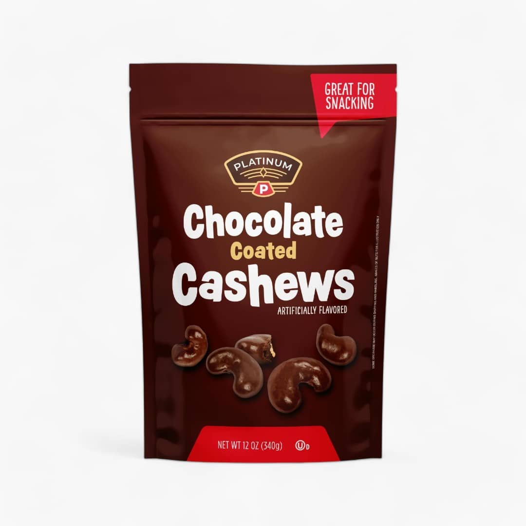 Platinum Chocolate Coated Cashews (6/12Oz)