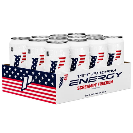 PHORM ENERGY SCREAMIN FREEDOM 12 X 16OZ