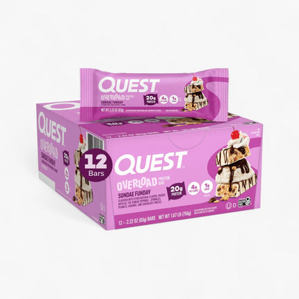 QUEST OVRLD BARS 12/60G SUNDAY FUNDAY