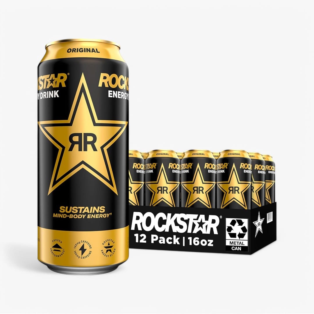 Rockstar Energy Drink Original 16 Oz X 12
