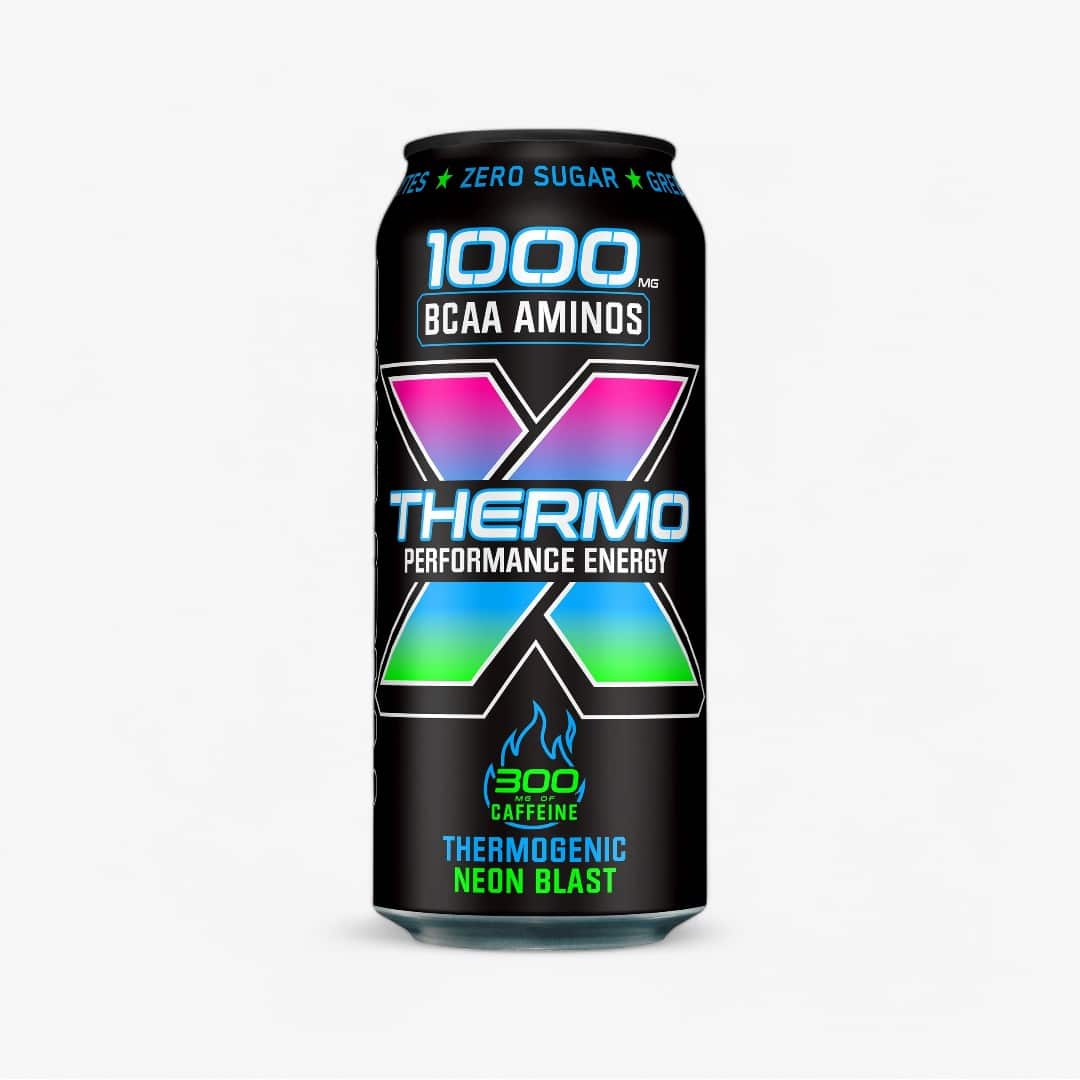 Rockstar Energy Drink Thermo Neon Blast 16 Oz X 12