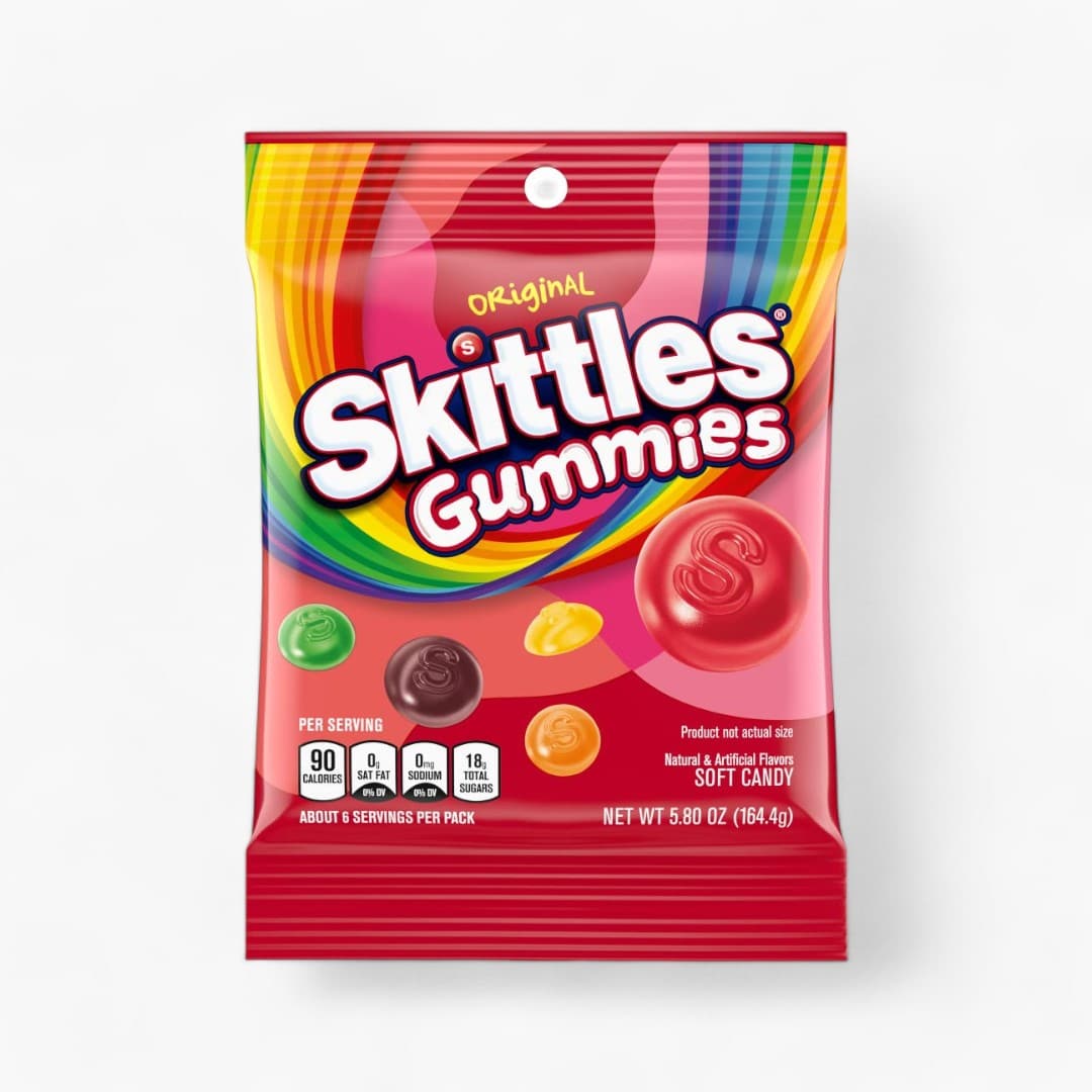 Skittles Gummies Original Peg Pack 12/5.8 Oz