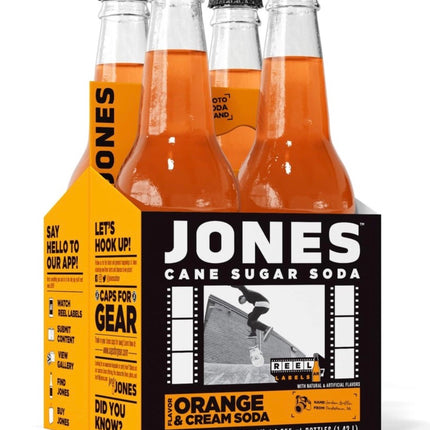 JONES ORANGE CREAM SODA 24/12OZ (GLASS)