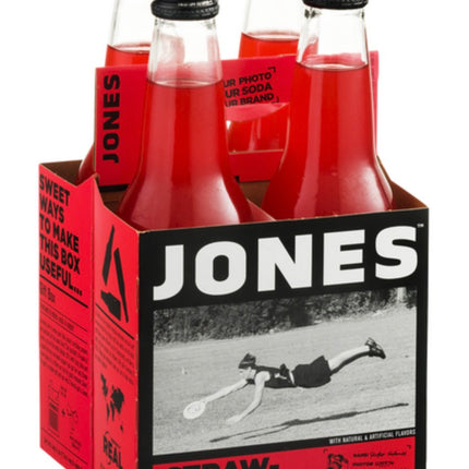 JONES STRAWBERRY LIME SODA 24/12OZ (GLASS)