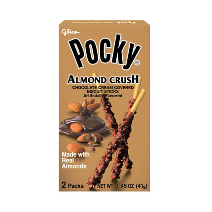 GLICO ALMOND CRUSH POCKY 10/1.45OZ