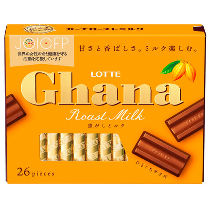 LOTTE GHANA ROAST MILK CHOCO 6/4.19OZ