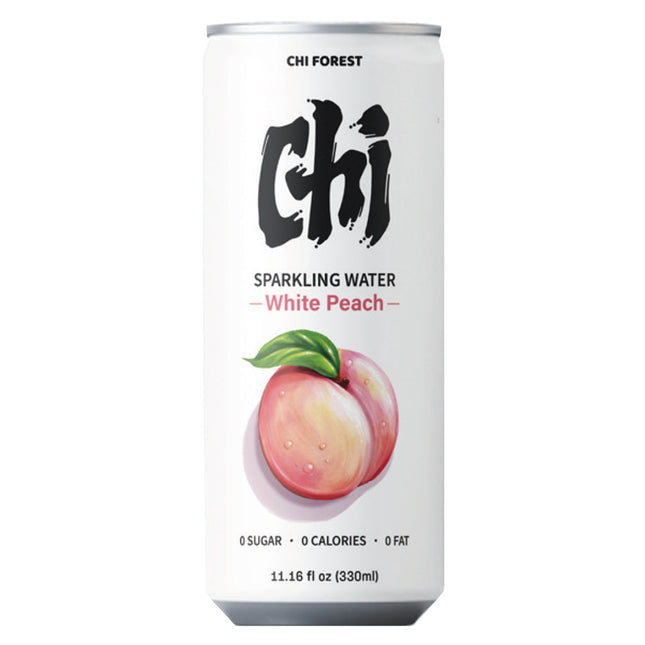 Genki Forest Sprk Water White Peach 4PK/6CANS/330mL (China)