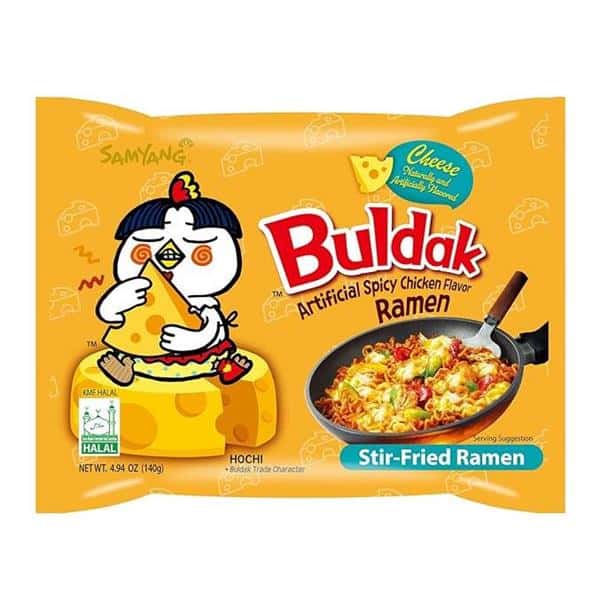 Samyang Buldak Cheese Spicy Hot Chicken Ramen 5 PK