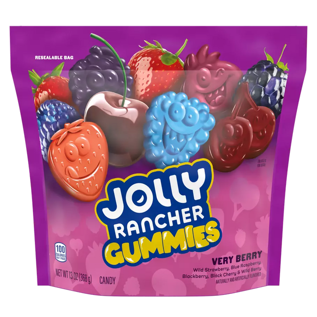 JOLLY RANCHER GUMMIES BERRY POUCH 8/13OZ
