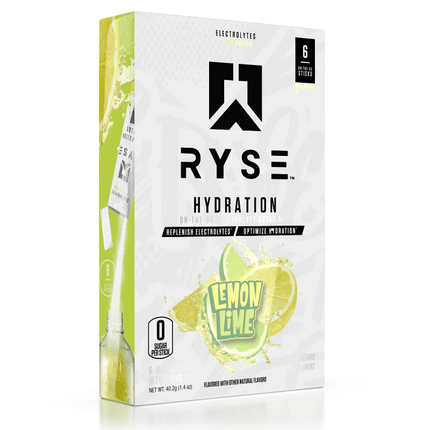 Ryse Hydration Sticks - 16 Pk - Lemon Lime