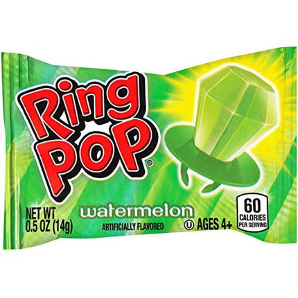 Ring Pop Green Watermelon 4/30CT/0.5OZ