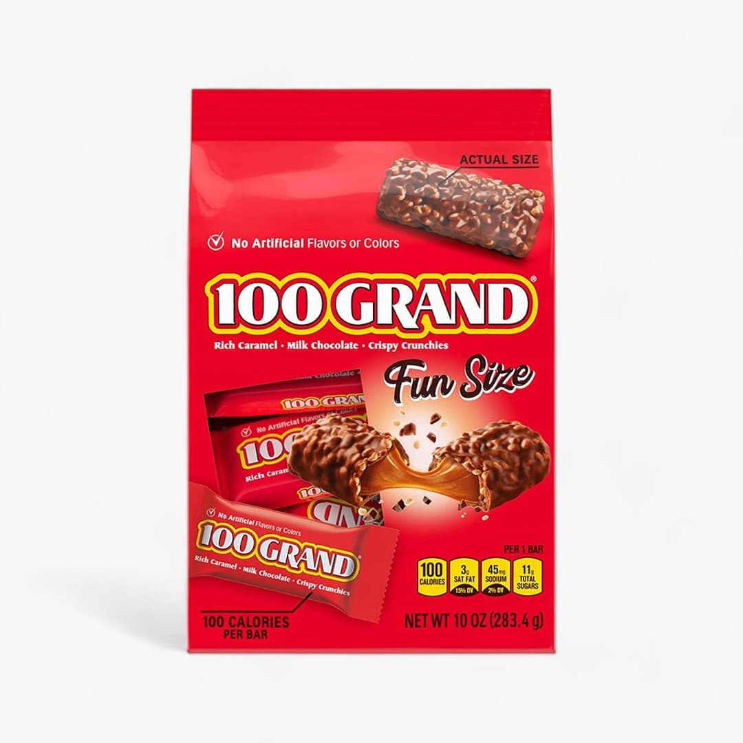 Crunchie Fun Size 100 GRAND RICH CARAMEL MILK CHOC CRISPY CRUNCHIES 12/10OZ FUN SIZE BAG ...
