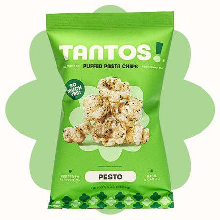 Tantos Puff Pasta Chips Pesto 8/4OZ