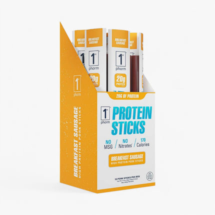 1ST PHORM PROTEIN STICKS 15/56G BREAKFAST SAUSAGE
