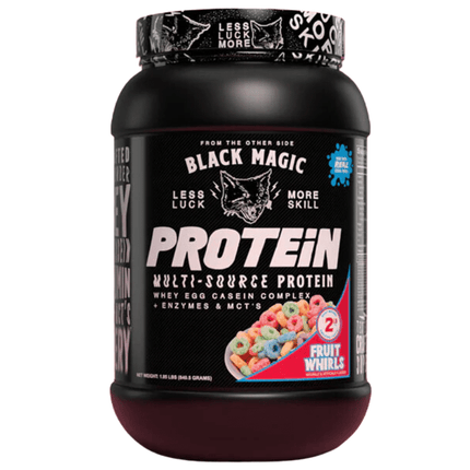 Black Magic Multi-Source Protein Powder Fruit Whirls 25 SRV