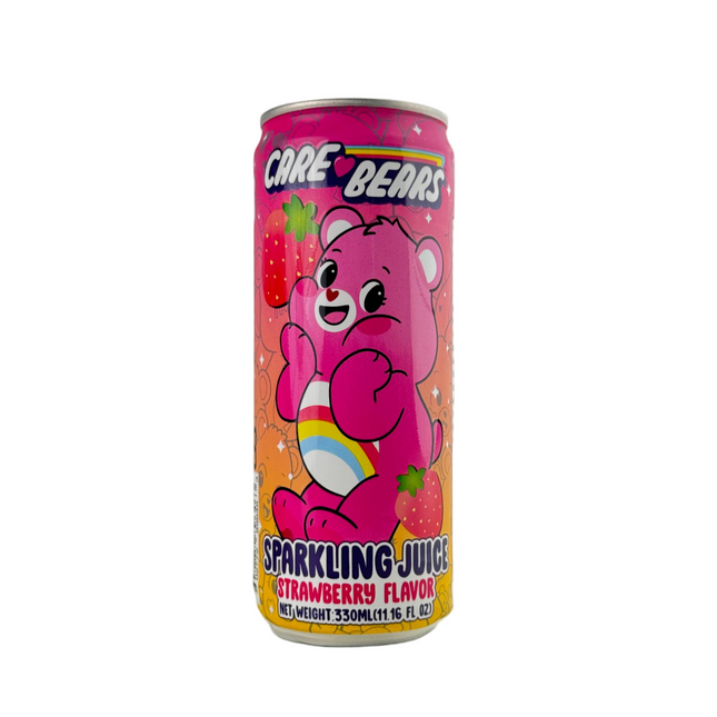 AnyYums Care Bear Sparkling Juice Strawberry 12/330mL (TAIWAN)