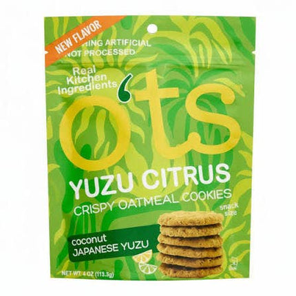 O'TS Yuzu Citrus Thin & Crispy Oatmeal Cookies 6/4OZ