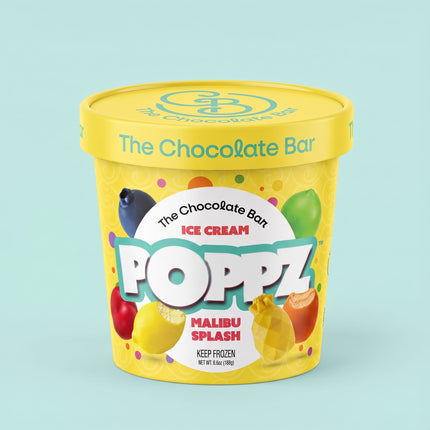 Poppz Malibu Blast Ice Cream 10/6.5OZ