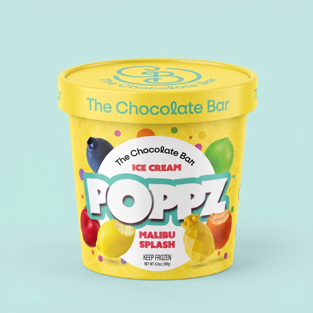 Poppz Malibu Blast Ice Cream 10/6.5OZ