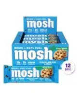 Mosh Vegan Protein Bar 12/42g Chocolate Chip Cookie
