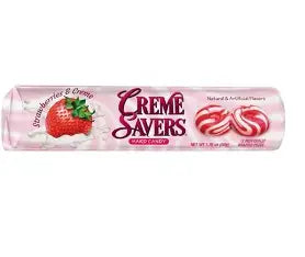 Creme Savers Raspberries & Creme Rolls 24/1.76OZ
