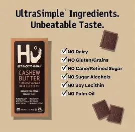 Hu Chocolate Dark Cashew Butter & Organic Vanilla 12/2.1OZ