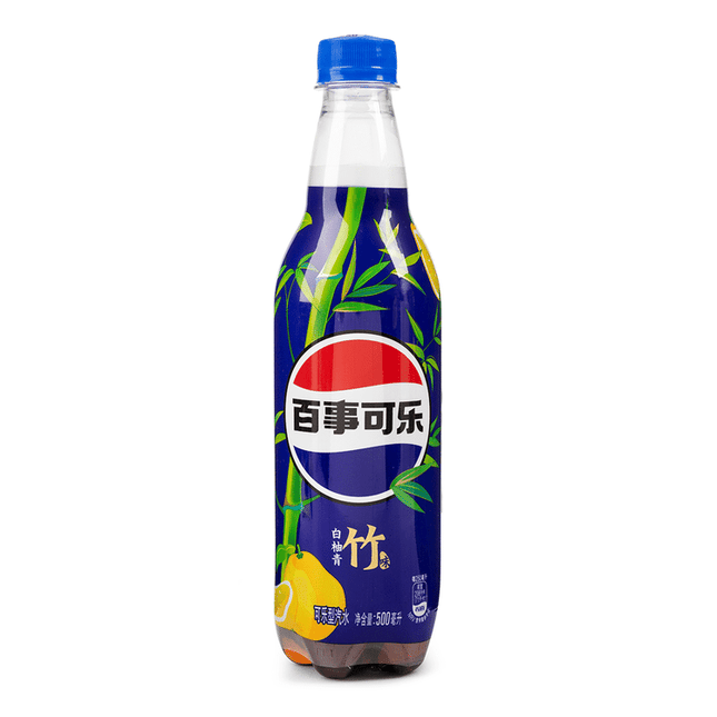 PEPSI WHITE GRAPEFRUIT GREEN BAMBOO 12/500ML (CHINA)