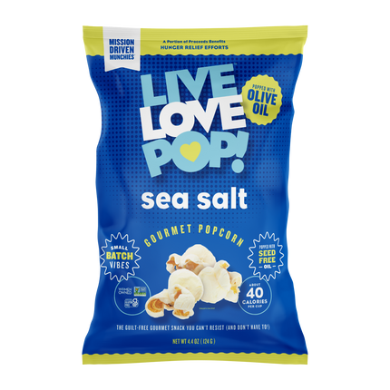 Live Love Pop Sea Salt Popcorn 12/4.4OZ