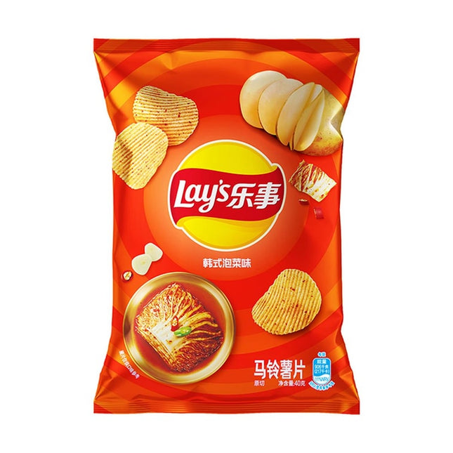 Lay's Wave Chips Korean Kimchi 22/70g (CHINA)