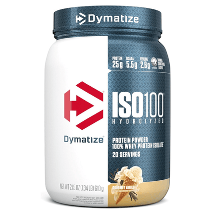 Dymatize Iso 100 Protein Powder - 20 SRV - Vanilla