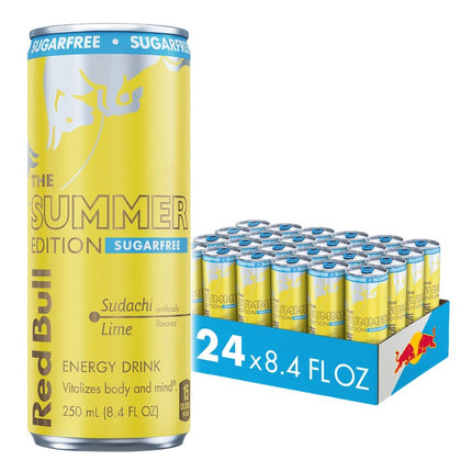 Red Bull Summer Edition Sudachi Lime Sugar Free 24/8.4OZ