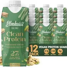 Elmhurst Protein Pistahio Creme Drink 12/11OZ