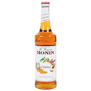 Monin Caramel Syrup (750 mL Glass Bottle)