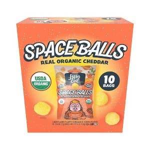 Lesser Evil Space Balls Real Cheddar 10CT/6PK/6OZ